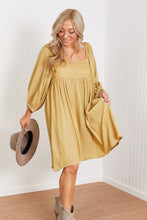 Load image into Gallery viewer, GeeGee Angel of Mine Full Size Crochet Yoke Mini Dress