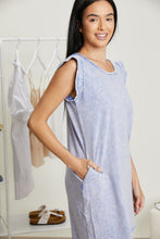 Load image into Gallery viewer, Sew In Love Cascade Springs Full Size Acid Wash Dress in Denim