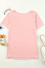 Load image into Gallery viewer, Plus Size Cutout Round Neck Short Sleeve Tee