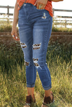 Load image into Gallery viewer, Patchwork Skinny Jeans with Pockets DIBS PATCHWORK