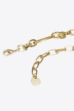 Load image into Gallery viewer, 18K Gold Plated Glass Stone Necklace