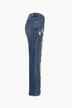 Load image into Gallery viewer, Distressed Straight Leg Jeans