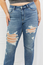 Load image into Gallery viewer, Judy Blue Bella Full Size Distressed Straight Jeans