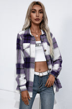 Load image into Gallery viewer, Plaid Button Up Flannel Shirt