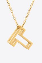 Load image into Gallery viewer, K to T Letter Pendant Necklace DIBS K-T