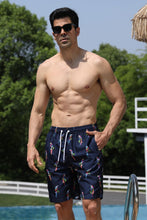 Load image into Gallery viewer, Full Size Printed Drawstring Swim Trunks