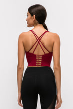 Load image into Gallery viewer, Criss Cross Back Sports Bra Top