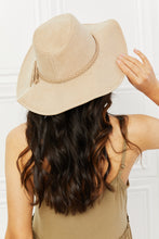 Load image into Gallery viewer, Fame Forever My Moment Suede Fedora Hat in Ivory