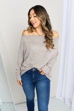 Load image into Gallery viewer, DIBS 1009 ee:some Heathered Off-Shoulder Top
