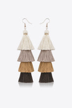Load image into Gallery viewer, Layered Tassel Earrings