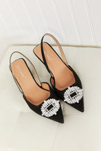 Load image into Gallery viewer, WeeBoo Glam and Go Rhinestone Buckle Sling-Backs