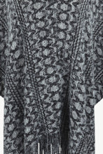 Load image into Gallery viewer, Fringe Hem Open Front Poncho