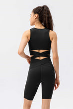 Load image into Gallery viewer, Feel Like Skin Crisscross Waist Biker Shorts