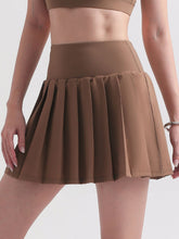 Load image into Gallery viewer, Pleated Elastic Waistband Sports Skirt