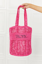 Load image into Gallery viewer, Fame Tropic Babe Staw Tote Bag