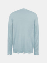 Load image into Gallery viewer, Graphic Distressed Dropped Shoulder Sweater