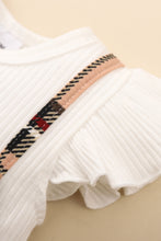 Load image into Gallery viewer, Baby Girl Plaid Bow Detail Pinafore Skirt