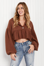 Load image into Gallery viewer, HYFVE Day in the Library Peplum Gauze Jacket DIBS LIBRARY