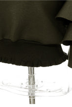 Load image into Gallery viewer, GAWQO Layered Ruffle Mesh Sleeve Spliced Top