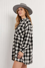 Load image into Gallery viewer, HYFVE Count On It Buffalo Plaid Shirt Dress