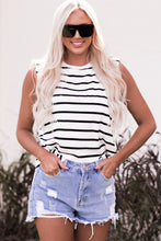 Load image into Gallery viewer, Striped Crewneck Tank