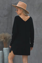 Load image into Gallery viewer, Side Slit Hem Long Sleeve Top