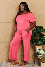 Load image into Gallery viewer, Heimish My Favorite Full Size Off-Shoulder Jumpsuit with Pockets