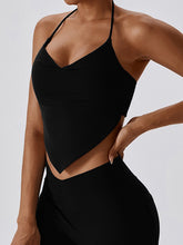 Load image into Gallery viewer, Yoga Halter Neck Sleeveless Tank Top