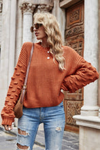 Load image into Gallery viewer, Weekend Style Rib-Knit Dropped Shoulder Sweater