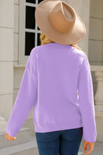 Load image into Gallery viewer, Button-Up Round Neck Cardigan