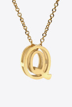 Load image into Gallery viewer, K to T Letter Pendant Necklace DIBS K-T