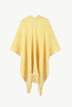 Load image into Gallery viewer, Fringe Hem Open Front Poncho