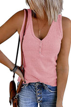 Load image into Gallery viewer, V-Neck Ribbed Tank
