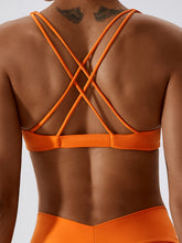 Load image into Gallery viewer, Yoga V-Neck Twisted Sleeveless Sports Bra