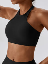 Load image into Gallery viewer, Halter Neck Sleeveless Cropped Tank Top