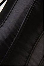 Load image into Gallery viewer, Full Size Satin Corset with Lace-Up Back