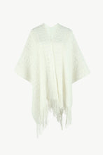 Load image into Gallery viewer, Fringe Hem Open Front Poncho