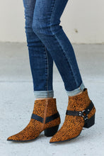 Load image into Gallery viewer, Qupid Animal Print Faux Suede PU Booties