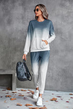 Load image into Gallery viewer, Gradient Round Neck Sweatshirt and Joggers Set