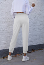 Load image into Gallery viewer, Lace Up Cropped Joggers with Pockets