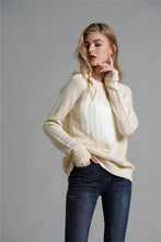 Load image into Gallery viewer, Heart Graphic Raglan Sleeve Pullover Sweater