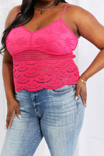 Load image into Gallery viewer, White Birch Full Size Sweet Paradise Sleeveless Lace Top