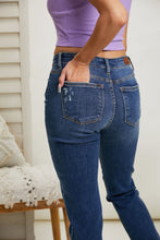 Load image into Gallery viewer, Judy Blue Fay Full Size Cuffed Distressed Slim Jeans