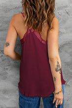 Load image into Gallery viewer, Lace Trim Halter Neck Top