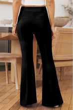 Load image into Gallery viewer, Front Slit Flare Leg Pants