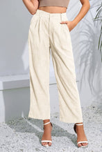 Load image into Gallery viewer, Buttoned Straight Hem Long Pants