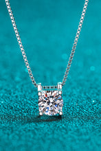 Load image into Gallery viewer, 1 Carat Moissanite 925 Sterling Silver Chain Necklace