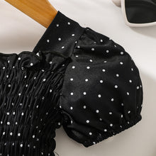 Load image into Gallery viewer, Printed Square Neck Smocked Dress