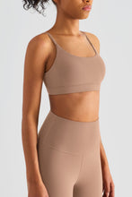 Load image into Gallery viewer, Spaghetti Strap Round Neck Sports Bra