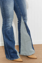 Load image into Gallery viewer, Judy Blue Frankie Full Size Inseam Panel Flare Jeans